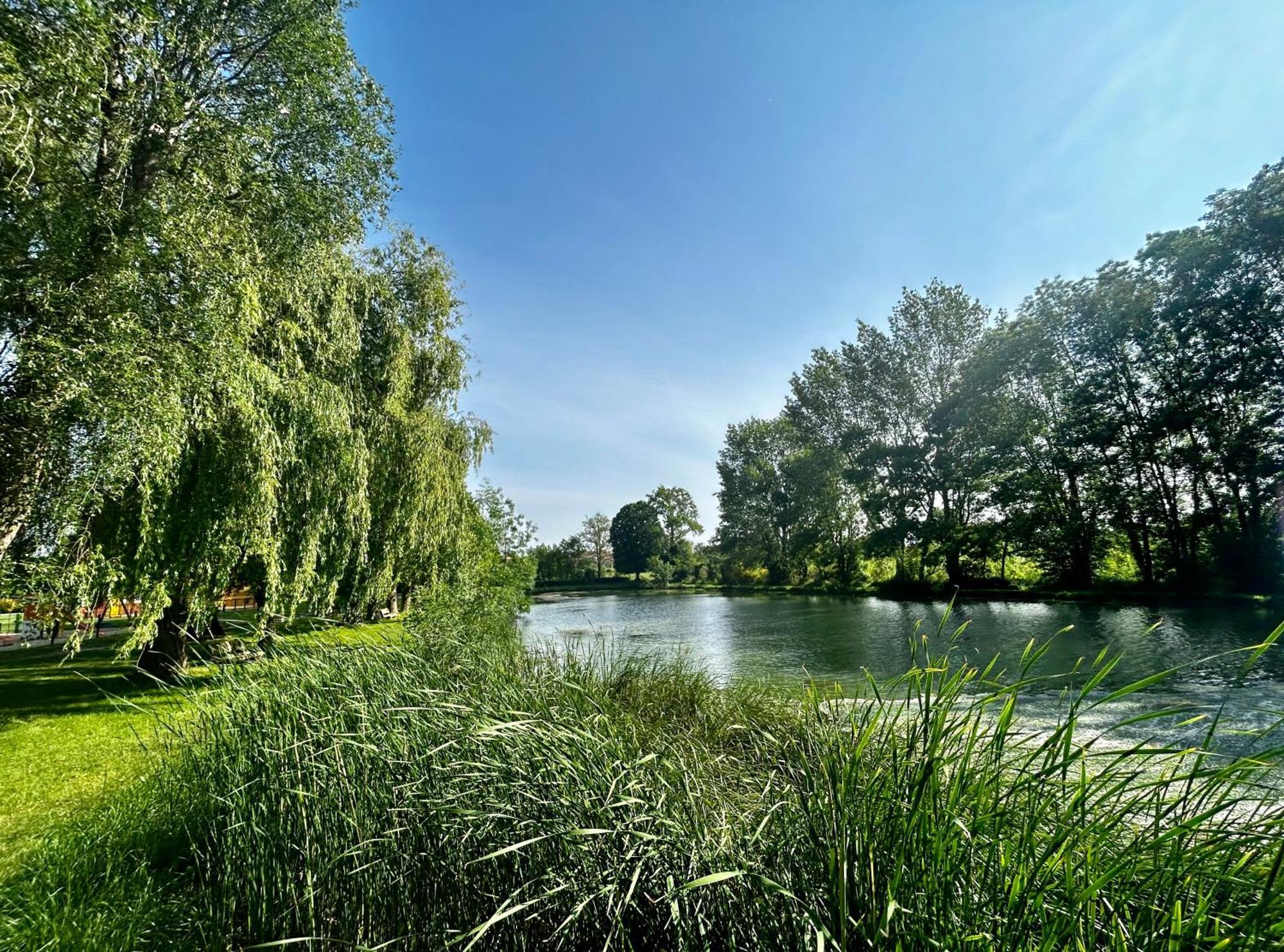 Les Cabanes Du Lac Vandre Ngoại thất bức ảnh